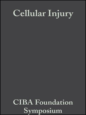 cover image of Cellular Injury